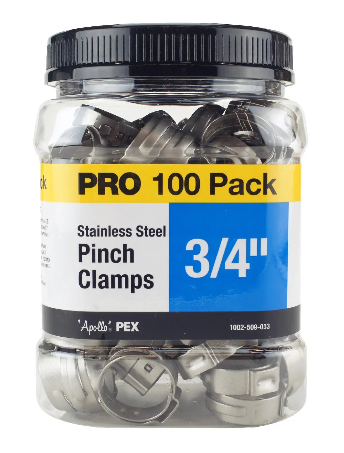 Apollo PXPC34100JR PEX Barb Pinch Clamp Jar