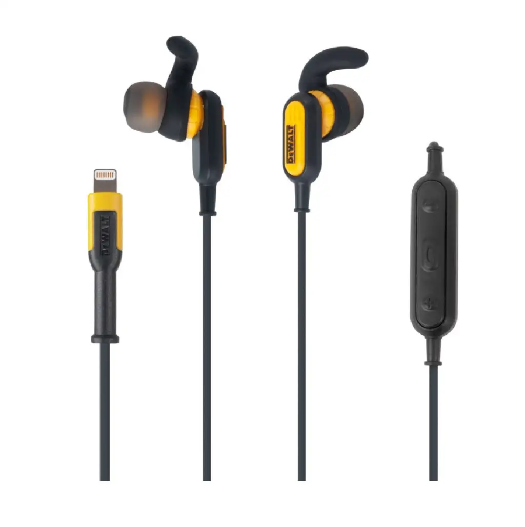 Dewalt 190 3017 DW2 Jobsite Earphones for Lightning