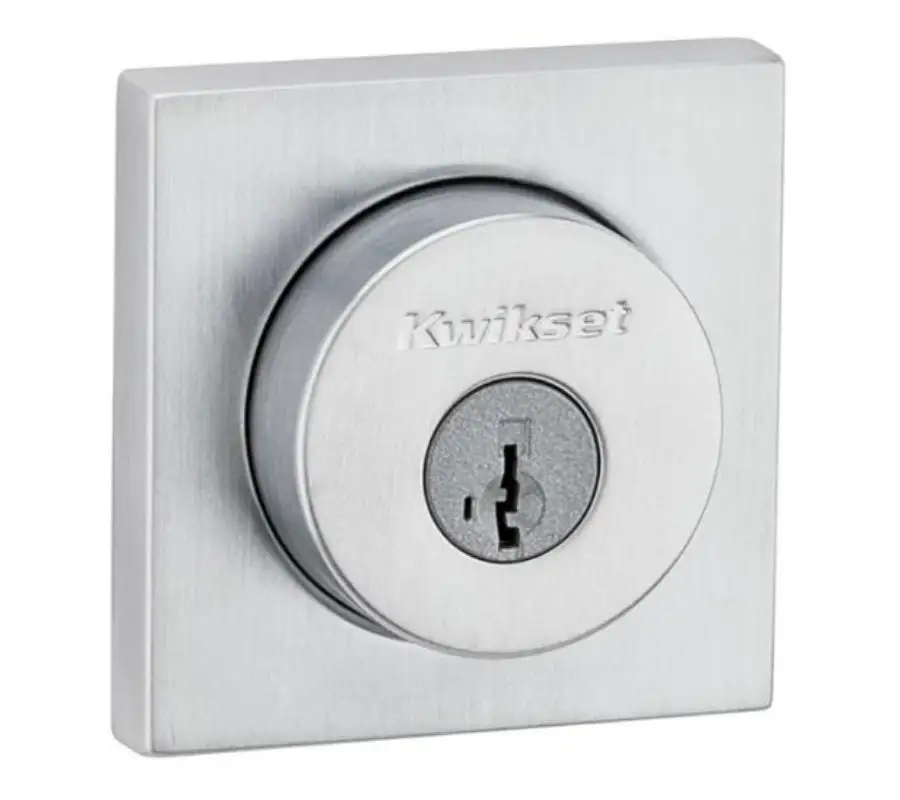 Kwikset 159SQT-26D Halifax Square Double Cylinder Deadbolt