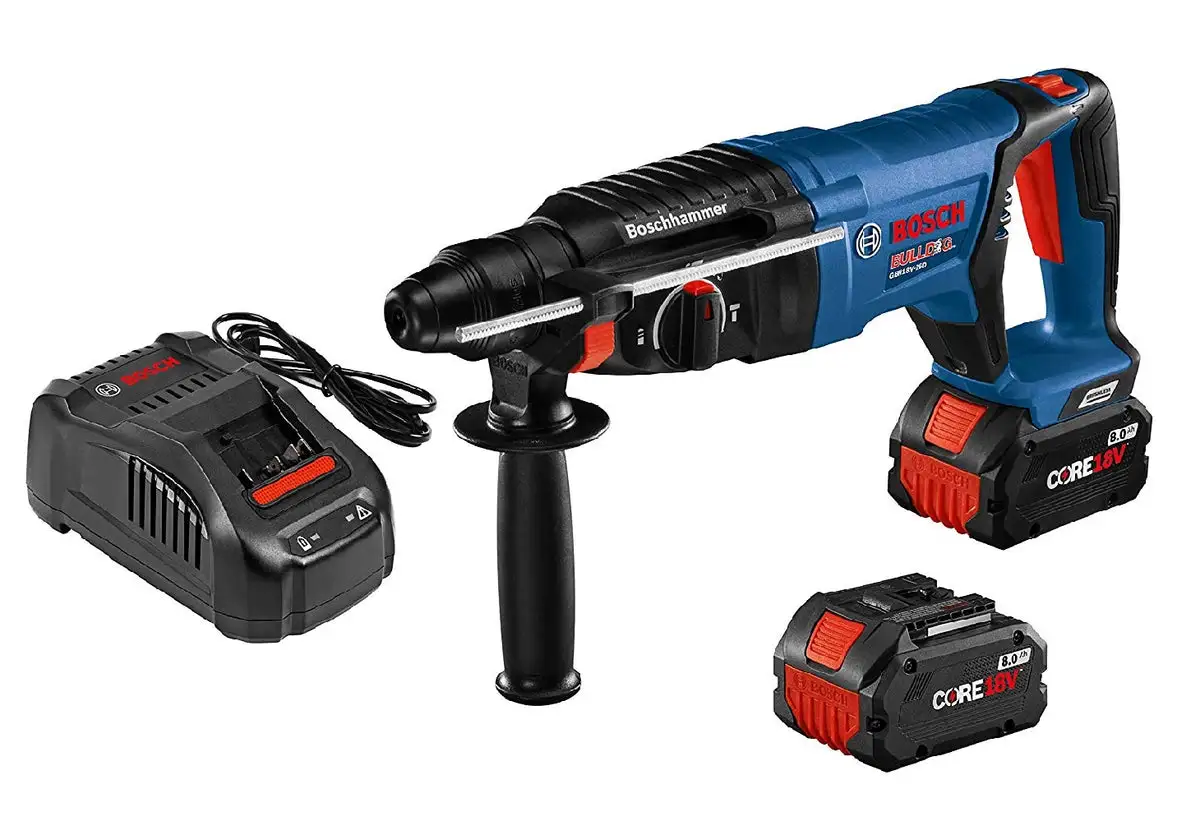 Bosch GBH18V-26DK24 Brushless SDS-Plus Bulldog Rotary Hammer Kit