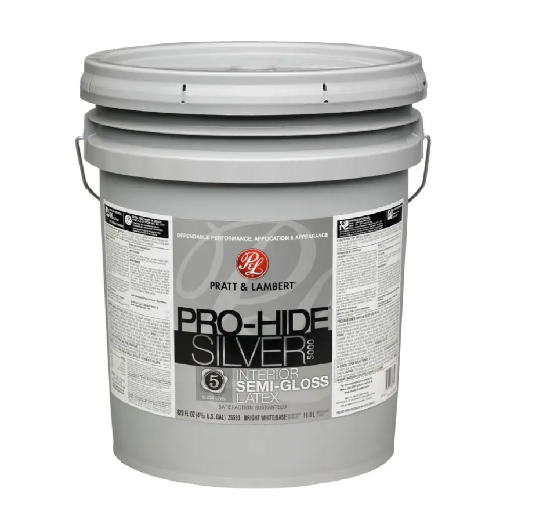 Pratt & Lambert 0000Z5580-20 Pro-Hide Silver Interior Paint