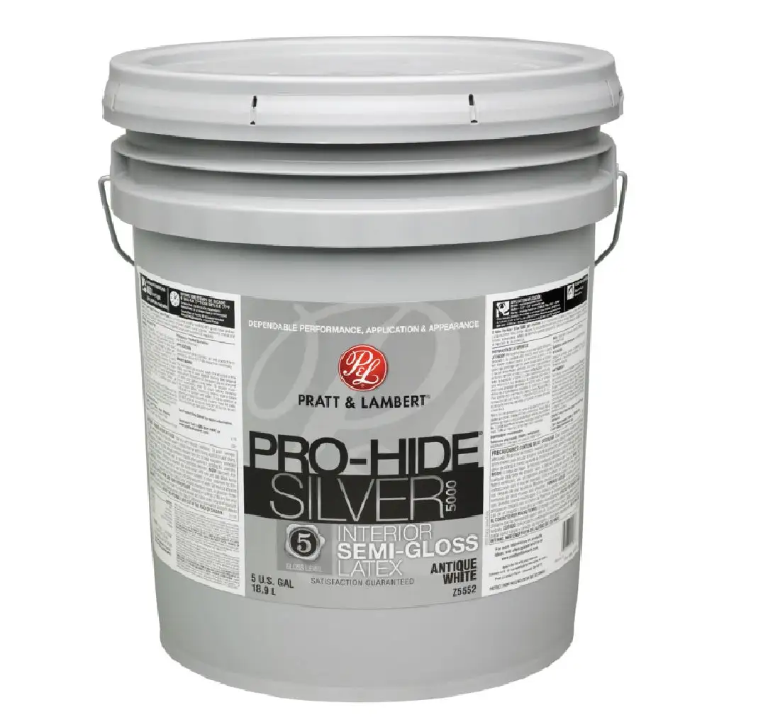 Pratt & Lambert 0000Z5552-20 Pro-Hide Silver 5000 Interior Paint