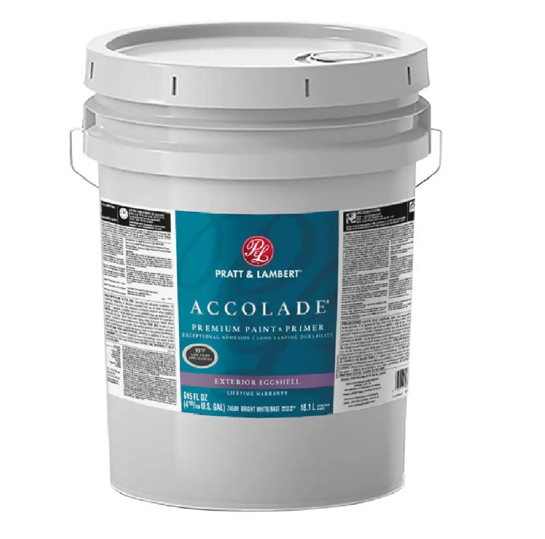 Pratt & Lambert 0000Z4580-20 Accolade Eggshell Latex Exterior Paint