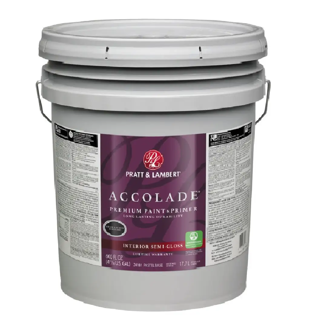 Pratt & Lambert 0000Z4181-20 Accolade Semi-Gloss Latex Interior Paint