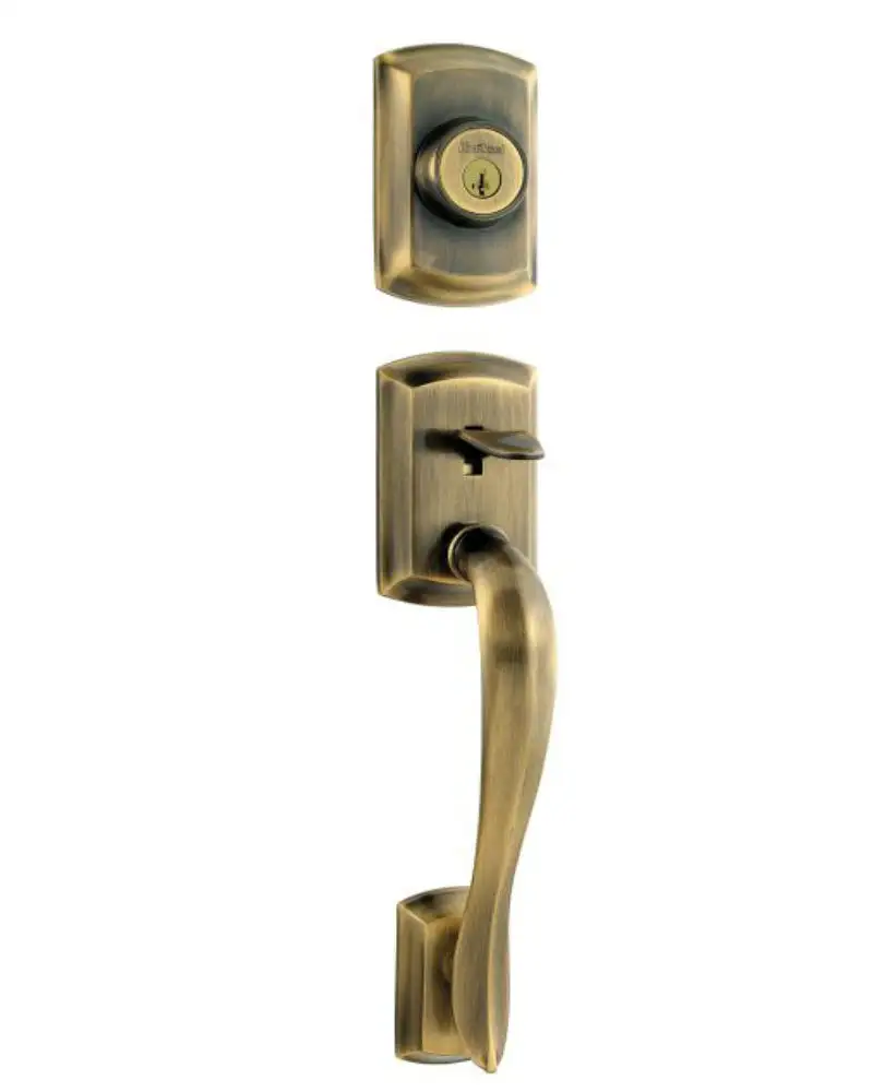 Kwikset 801AVHLIP-5S Avalon Double Cylinder Handleset