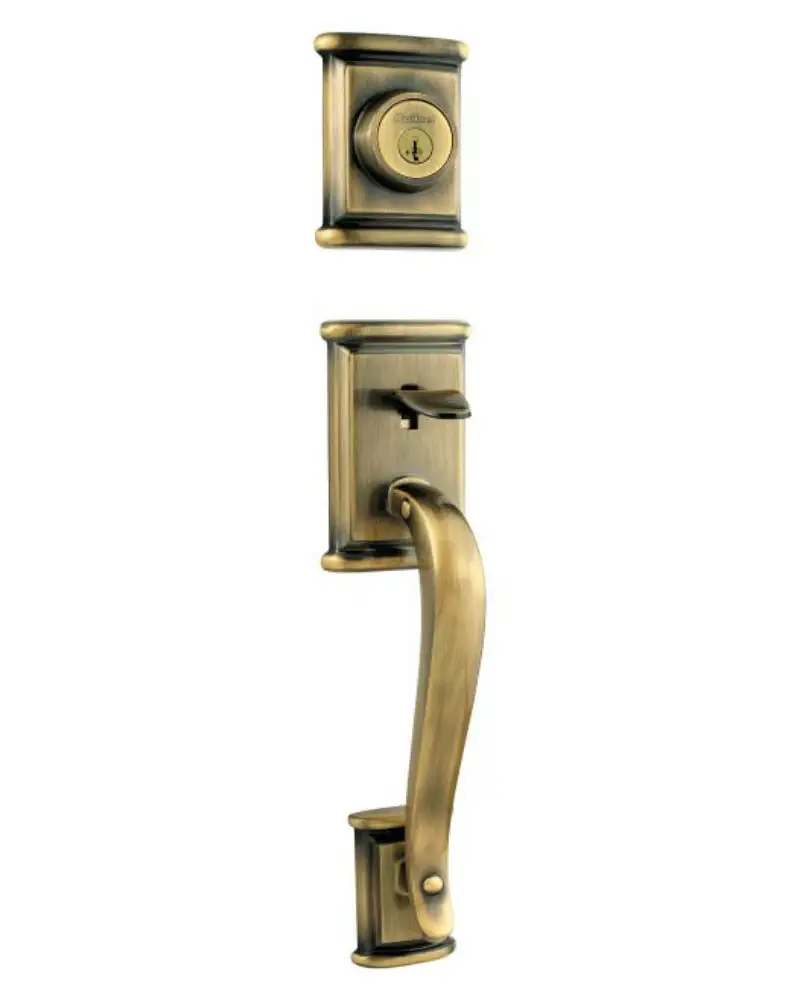 Kwikset 802ADHLIP-5 Ashfield Dummy Handleset