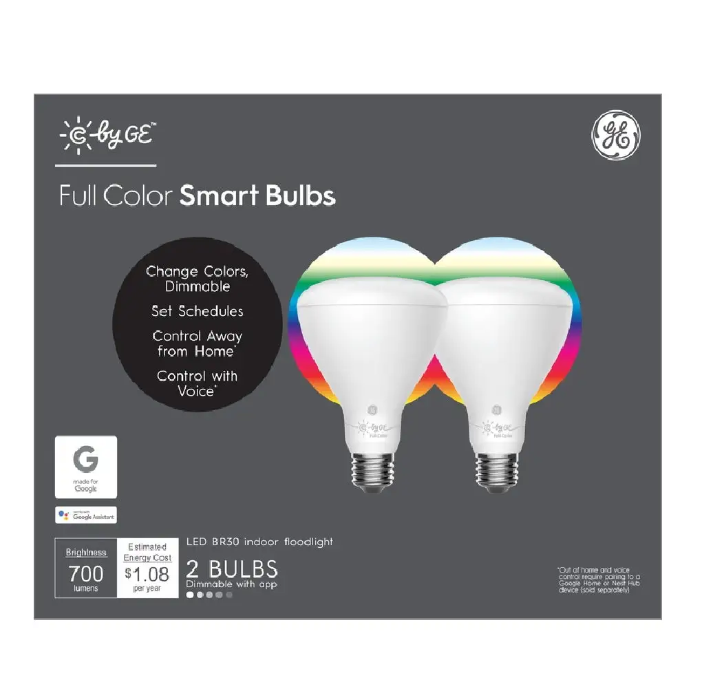 C by GE 93106175 BR30 E26 LED Smart Bulb