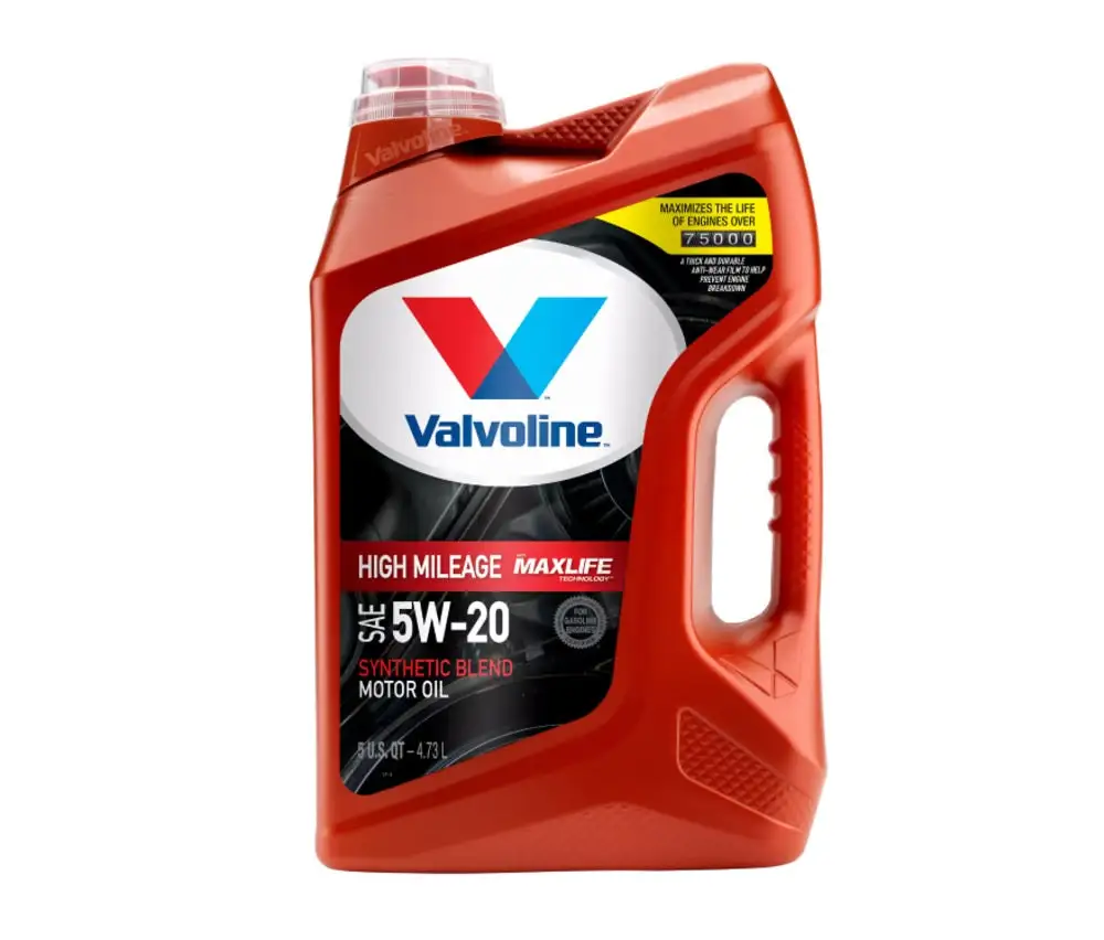 Valvoline 881162 5W-20 High Mileage Synthetic Blend Motor Oil