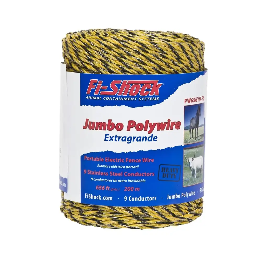 Zareba PW656Y9-Z/FS Electric Fence Jumbo Polywire