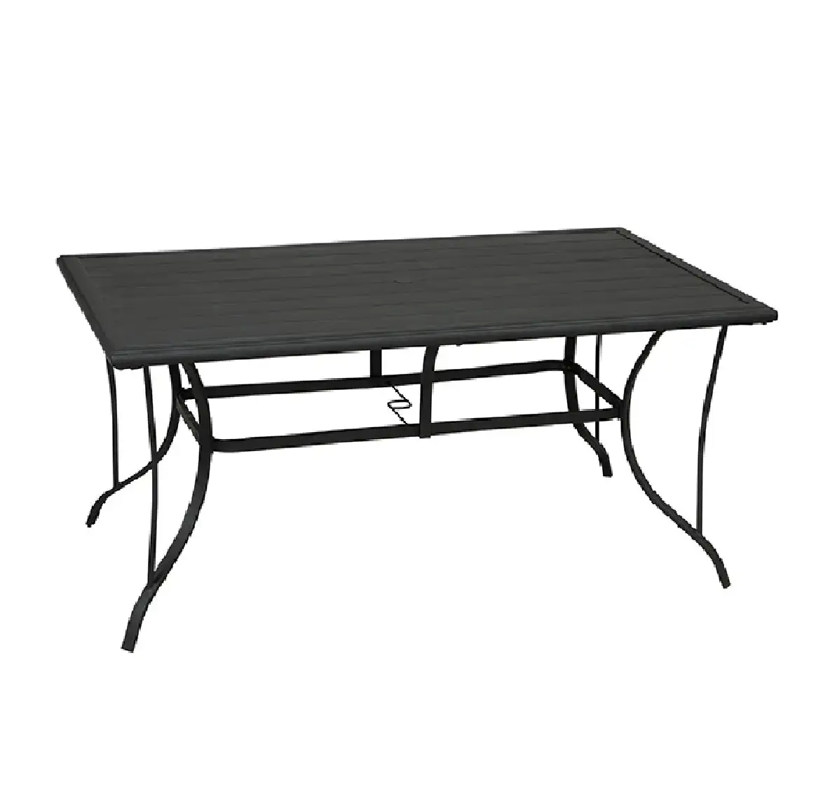 Living Accents TMS66SM Roscoe Slat Top Dining Table