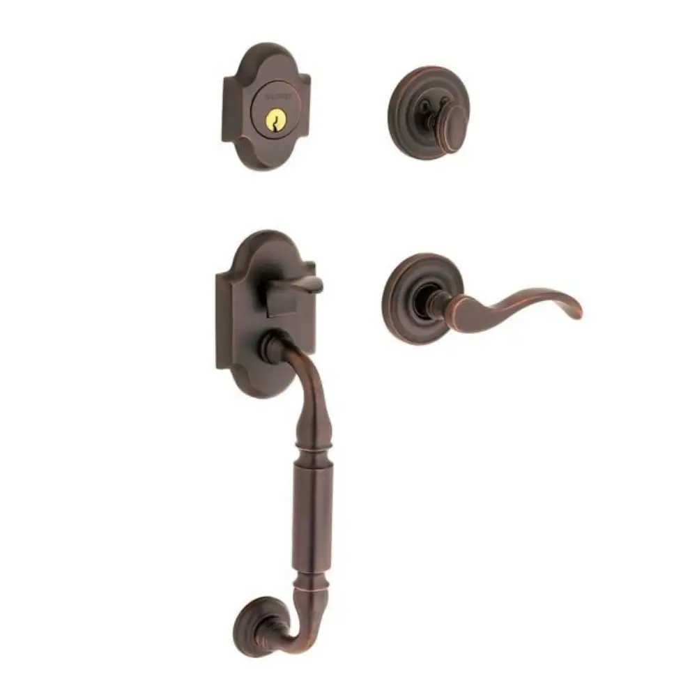 Baldwin 85305112RENT Canterbury Right Hand Entry Handleset