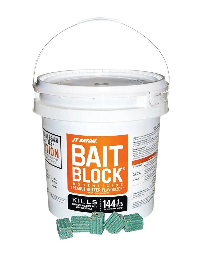 JT Eaton 709PN Bait Block Rodenticide Anticoagulant