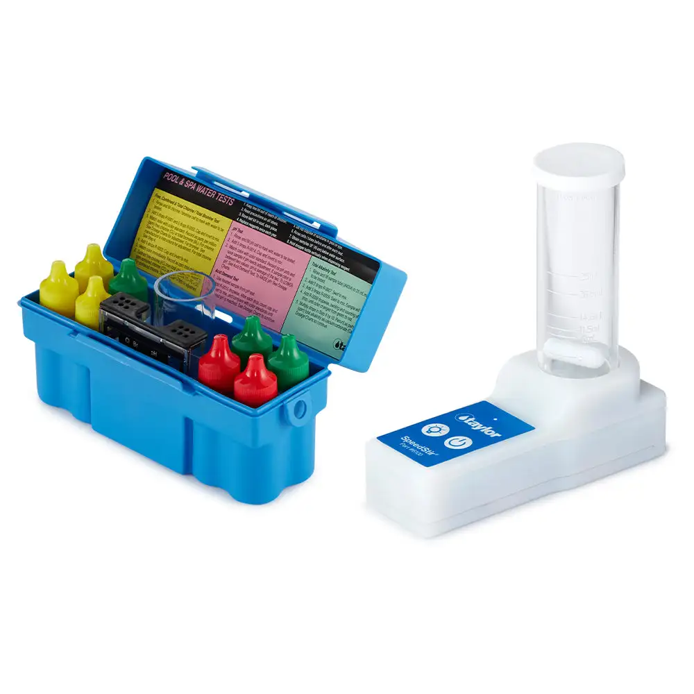 Taylor K-1004 Pool Test Kit and 9265 Magnetic Stirrer Speedstir Start-Up Pack