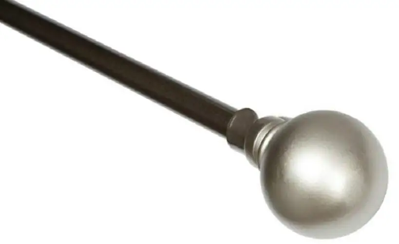 Kenney KN80103 Mercer Chained Ball Curtain Rod