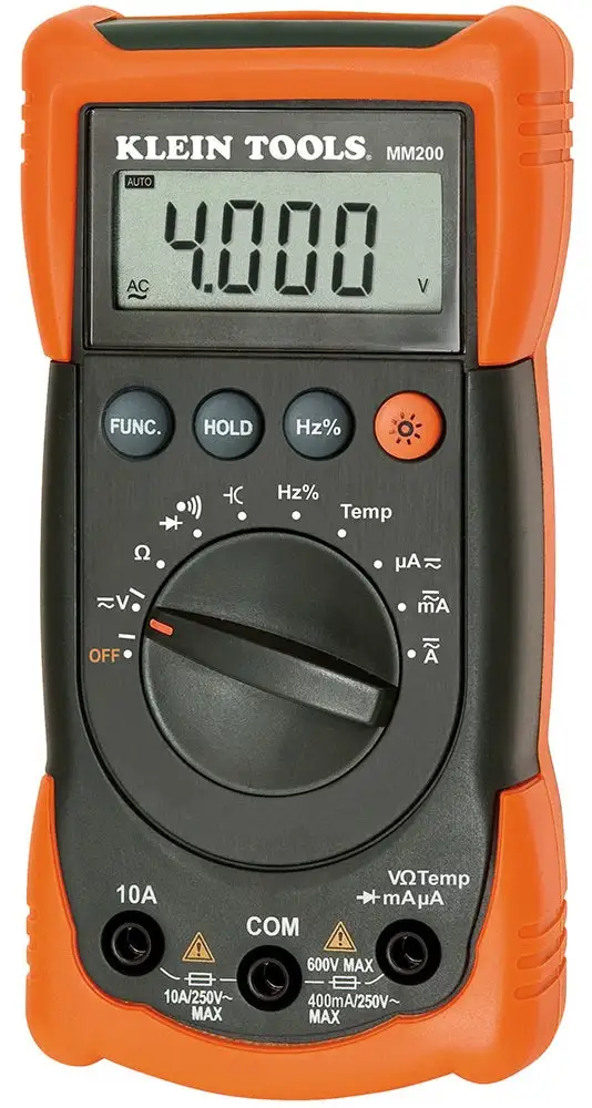 Klein Tools MM200 LCD Auto Ranging Multimeter