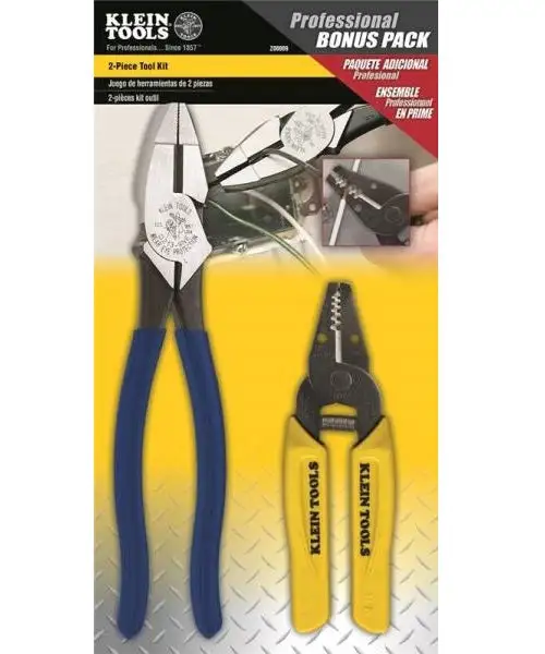 Klein Tools Z00009 Plier/Stripper Combo Pack