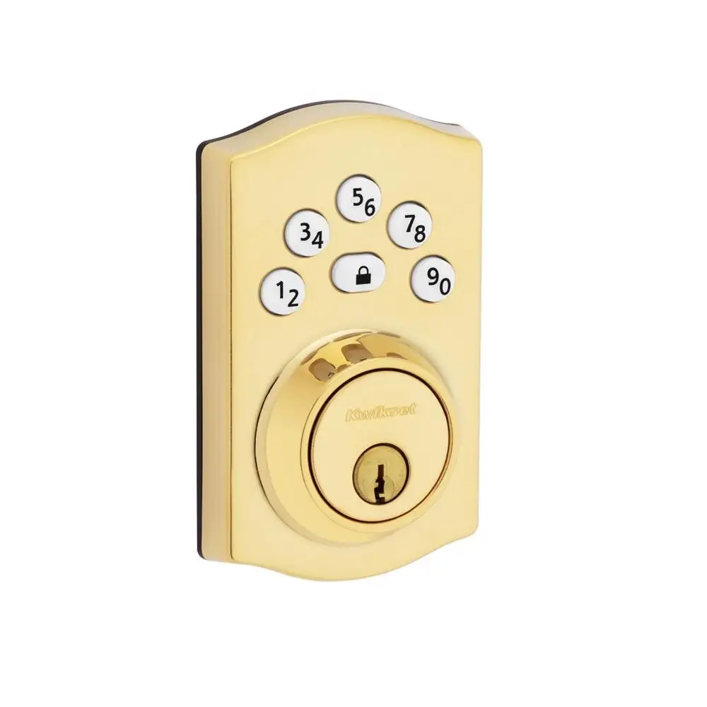 Kwikset 240TRLL03RBP4AL Powerbolt Keypad Electronic Lock