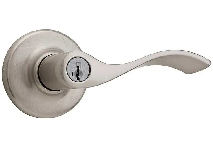 Kwikset 405BL 15 6AL Balboa Signature Wave Entry Lever Lockset