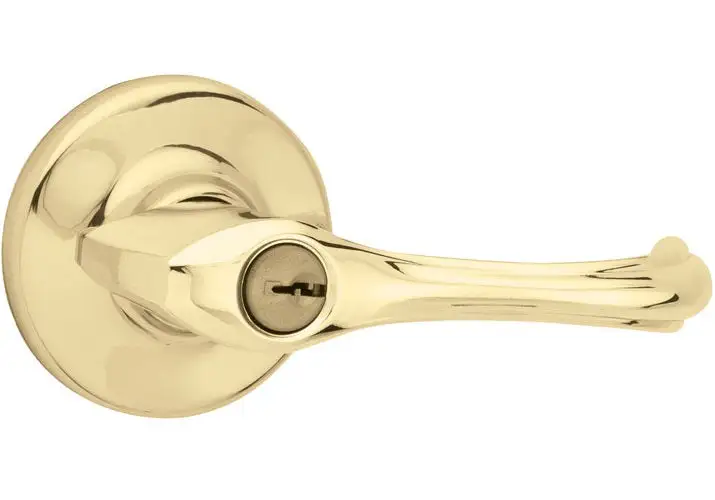 Kwikset 405DNL3CPRCLRCSK6 Dorian Entry Lever