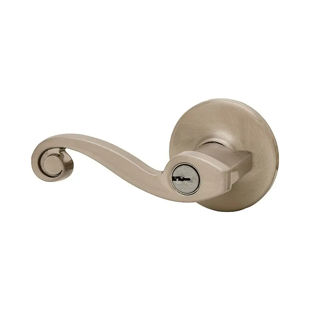 Kwikset 740LL15SMTCP Reversible Handed Entry Lever Lock