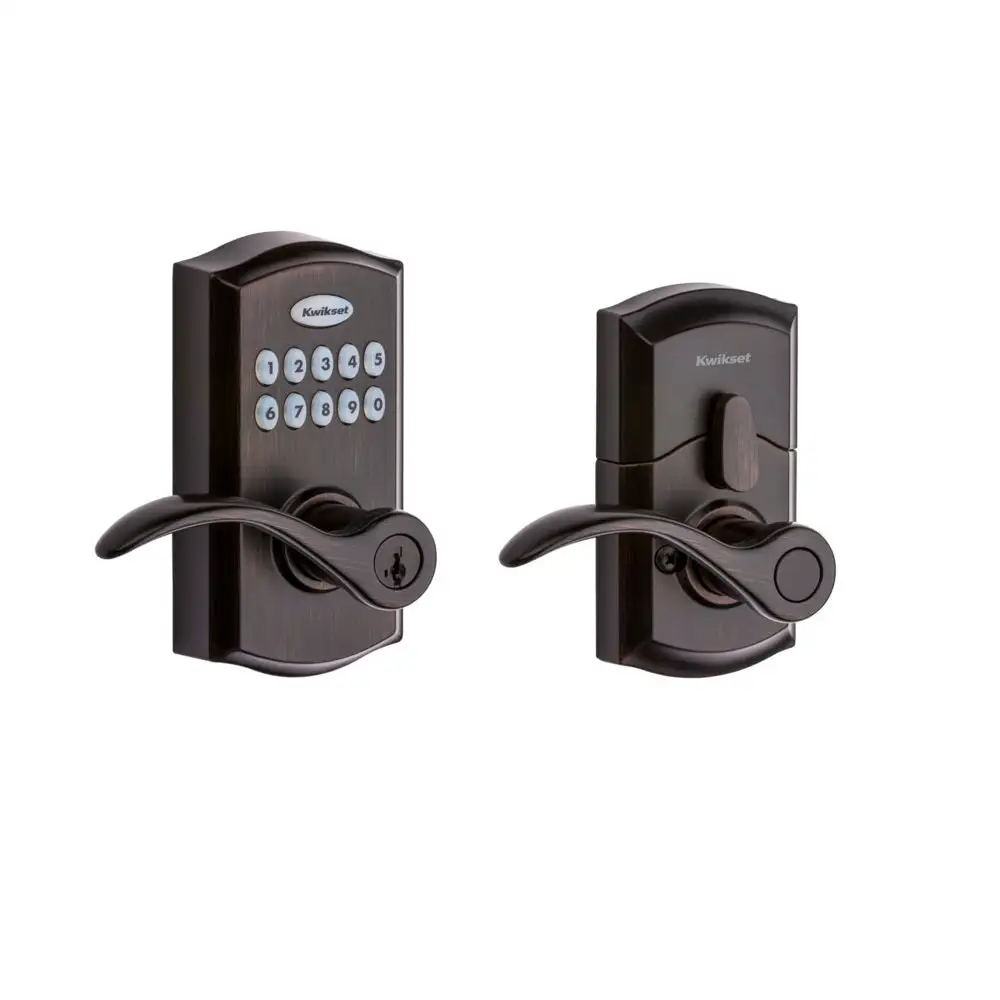 Kwikset 955PML 11P SMT CP Electronic Pembroke Lever