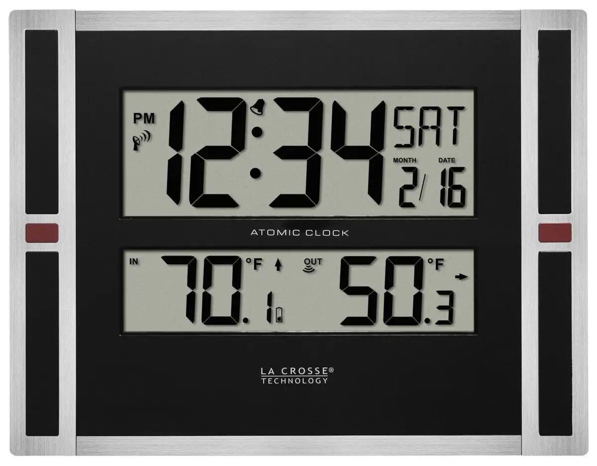 La Crosse Technology 513-149 Atomic Time Digital Wall Clock