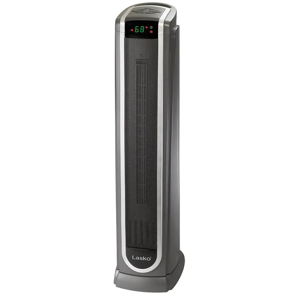 Lasko 5572 Portable Electric 1500W Room Oscillating Ceramic Tower Space Heater