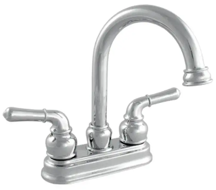 LDR 950-44024CP Exquisite Twin Hndle Lavatory Faucet