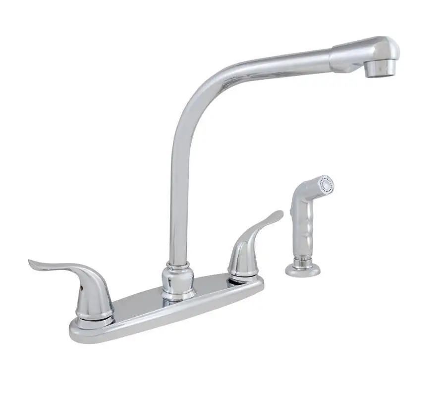 LDR 950 32302CP Twin Handle Kitchen Sink Faucet