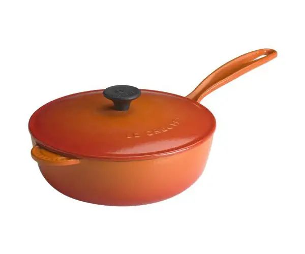 Le Creuset L2557-212 Enameled Cast-Iron Saucier Pan