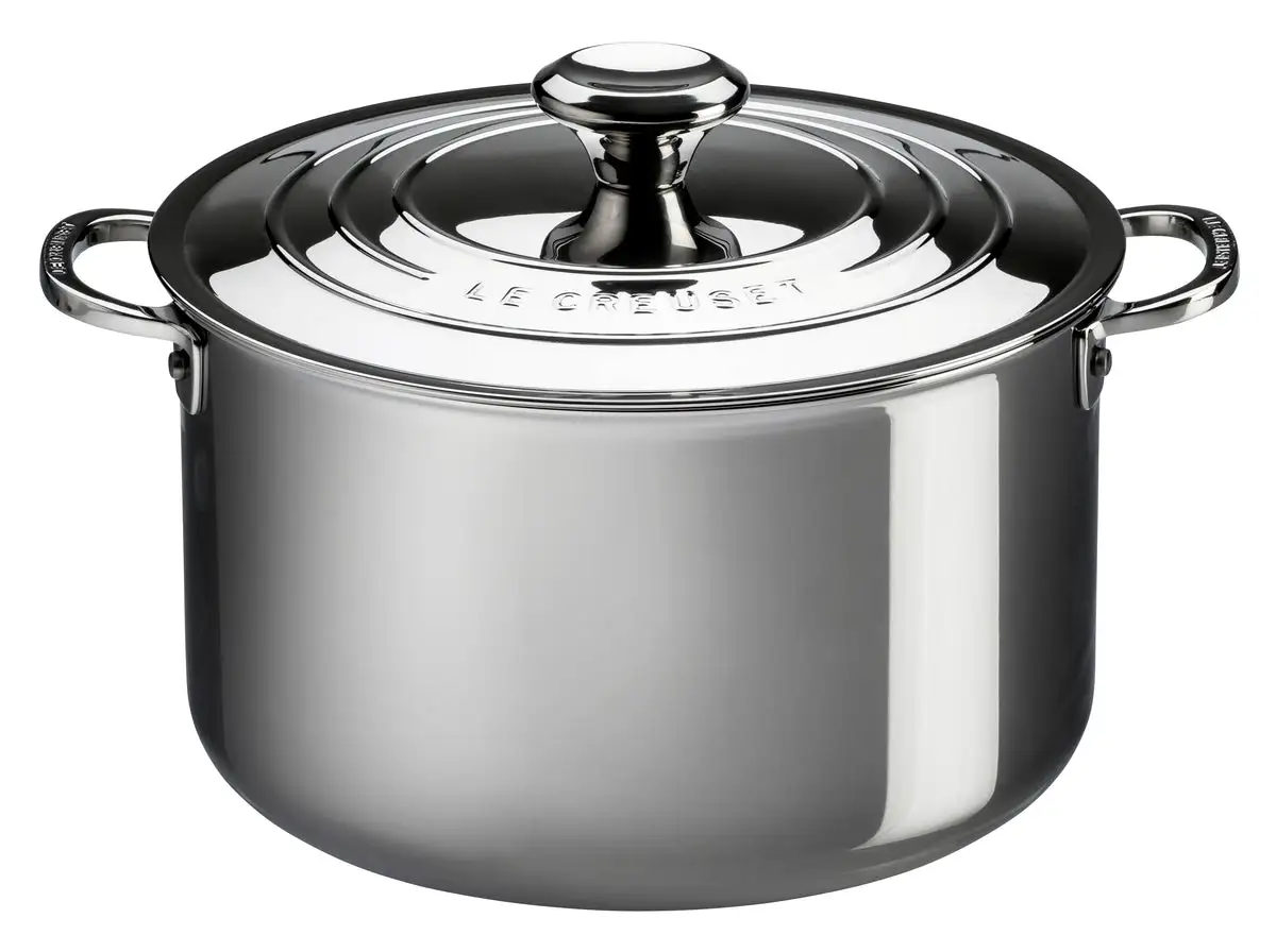 Le Creuset Premium Stainless Steel Stock Pot With Lid