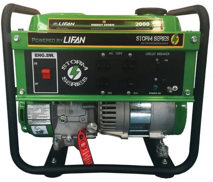 Lifan ES2000-CA Gasoline Powered Portable Generator