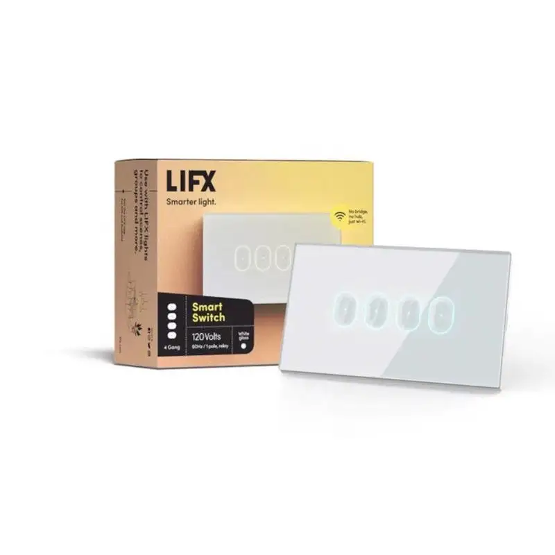 LIFX LFSWWHT4FUS Smart Home Single Pole Switch