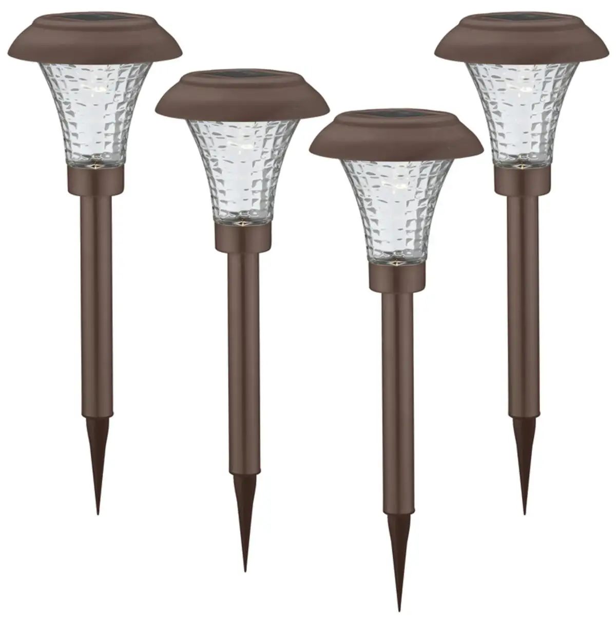 Living Accents 60029-B 4PK Solar Powered Pathway Light