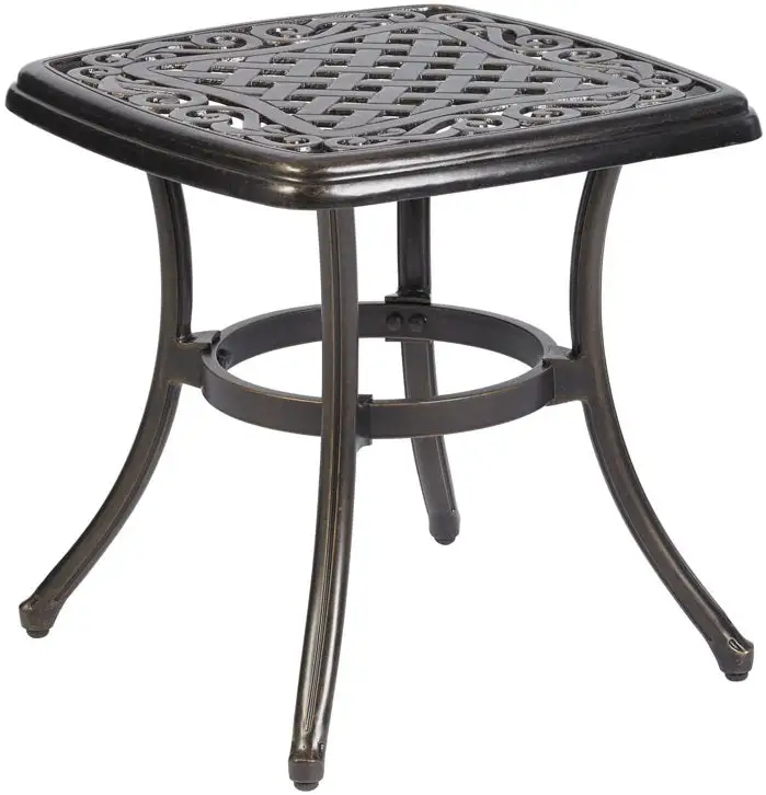 Living Accents APH04215B01 Carlisle Patio End Table