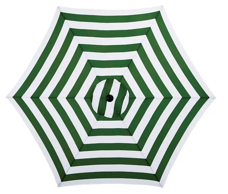 Living Accents UM90BKOBD02/WT Market Patio Umbrella