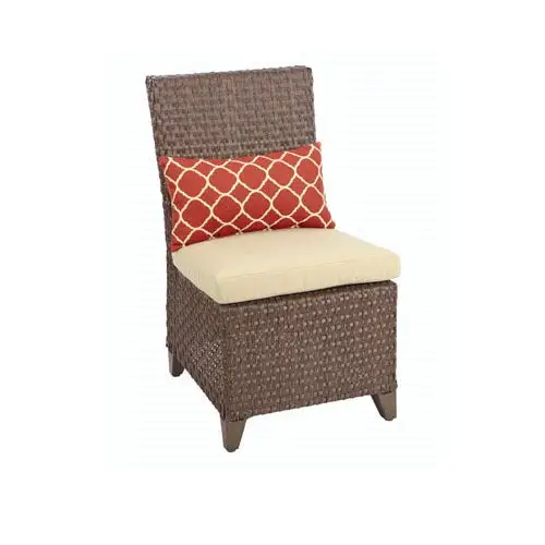 Living Accents WDAC-02C Woven Armless Dining Chair