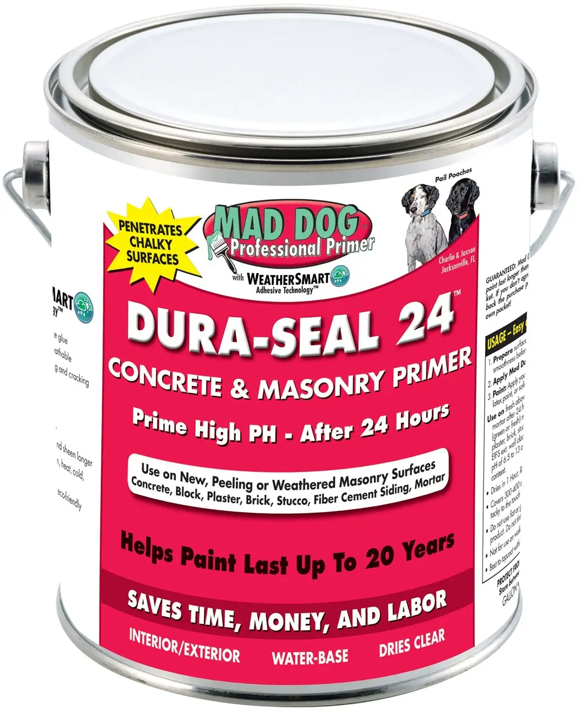 Mad Dog MDPDS100 Dura-Seal 24: Concrete & Masonry Primer