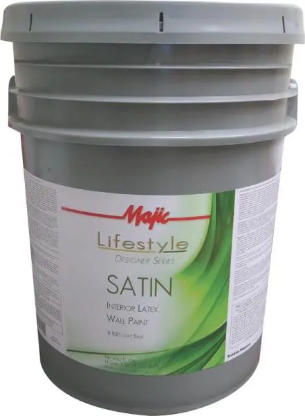 Majic Lifestyle 8-1821 Satin Interior Latex Wall Paint