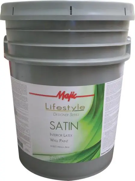 Majic Lifestyle 8-1822 Satin Interior Latex Wall Paint