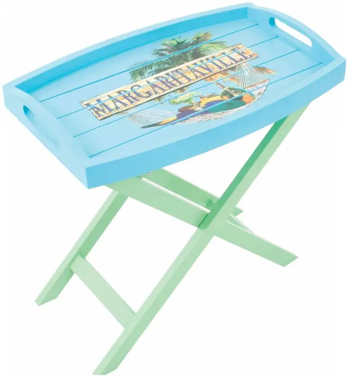 Margaritaville T101MV Rectangle Folding Tray Table