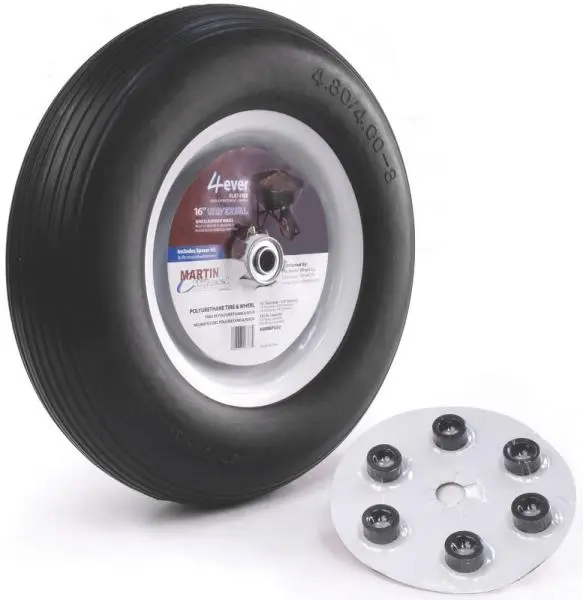 Martin Wheel 408RBPU32 Wheelbarrow Universal Tires