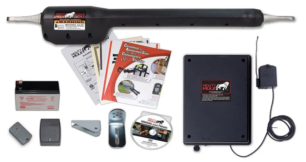 Mighty Mule MM560 Heavy Duty Single Swing Automatic Gate Opener