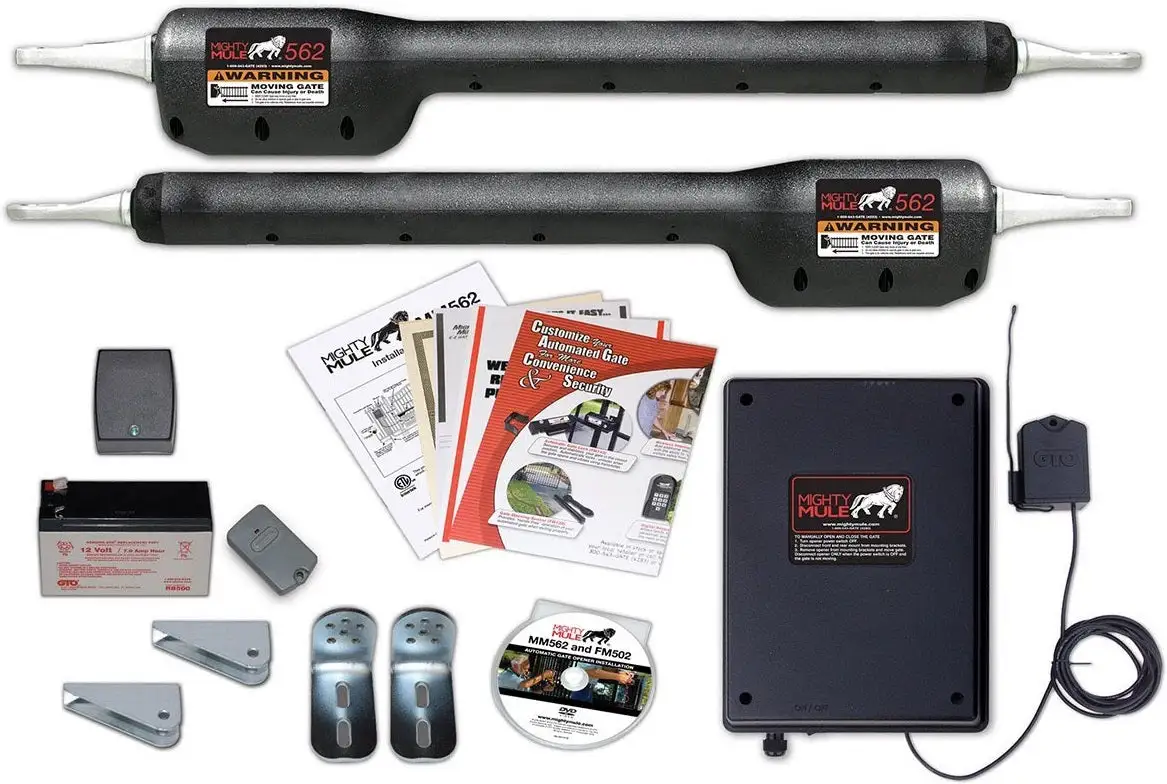 Mighty Mule MM562 Heavy Duty Dual Swing Automatic Gate Opener