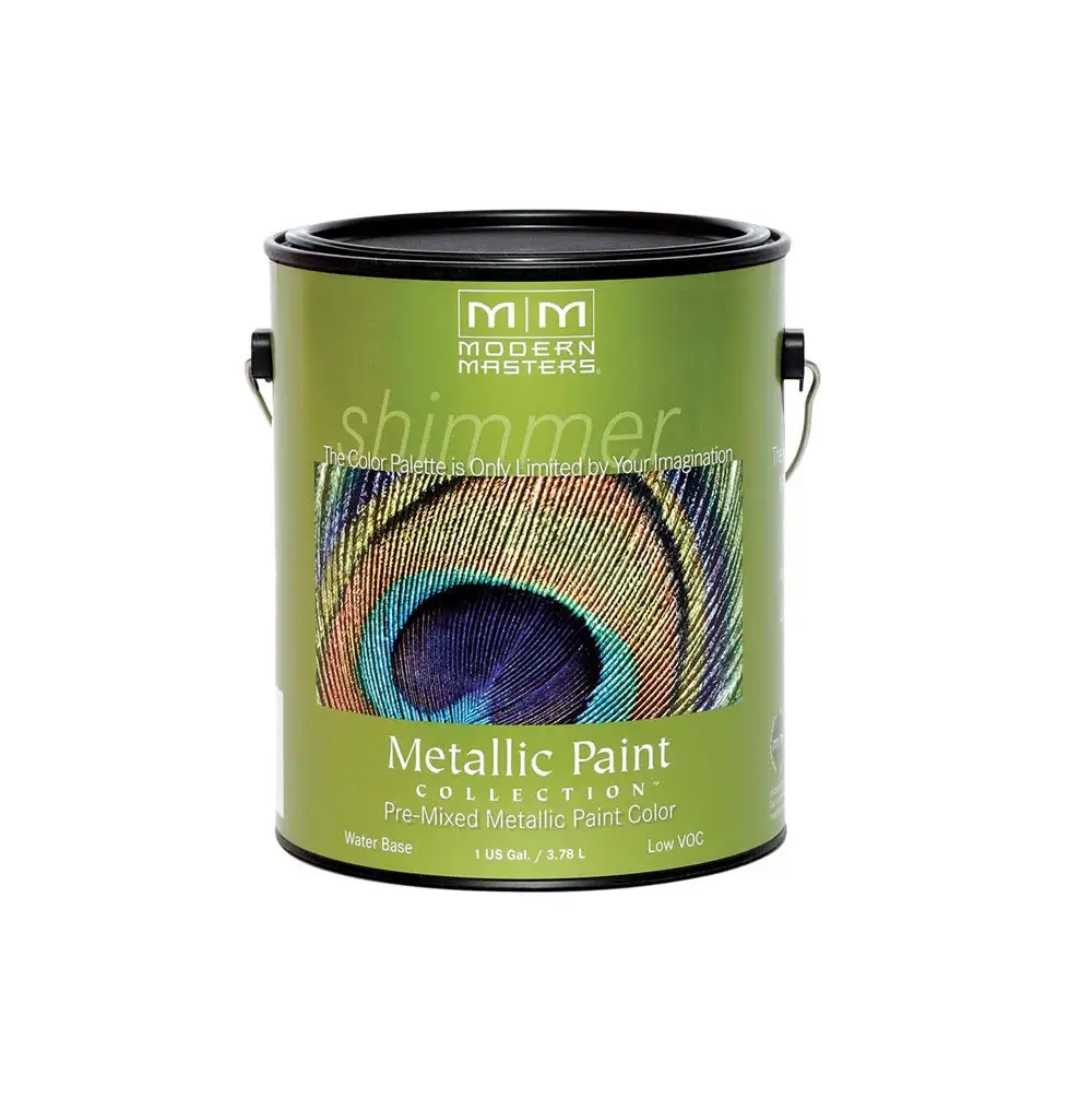 Modern Masters ME221GAL Warm Silver Water-Based Metallic Paint