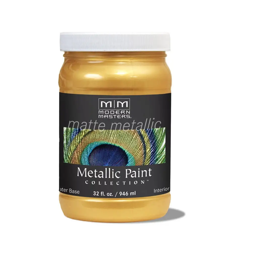 Modern Masters MM65832 Protective Enamel Gold Rush Metallic Paint