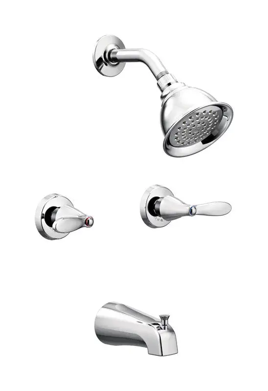 Moen 82602 Adler 2 Handles Tub and Shower Faucet