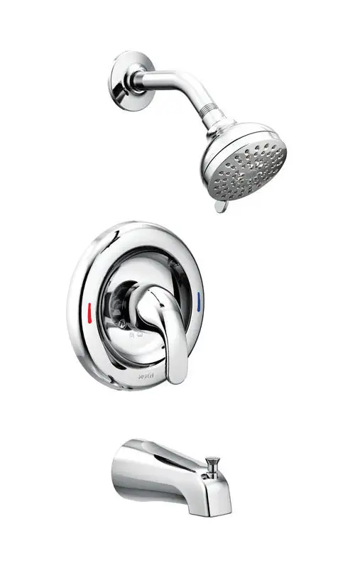 Moen 82603 Adler Posi-Temp 1 Handle Tub and Shower Faucet