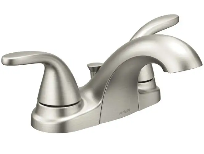 Moen 84603SRN Adler Two Handle Lavatory Laundry Faucet