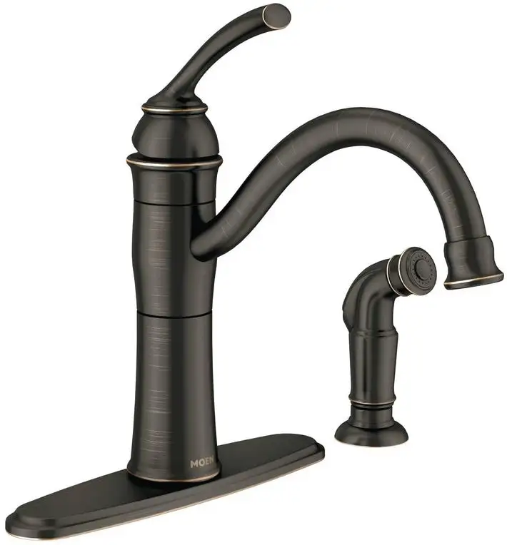 Moen 87230BRB Braemore Side Sprayer Kitchen Faucet